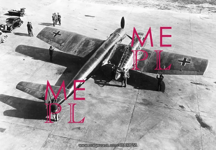 : German reconnaissance plane Blohm und Voss Bv 141, 1942 : German reconnaissance plane Blohm und Voss Bv 141, 1942