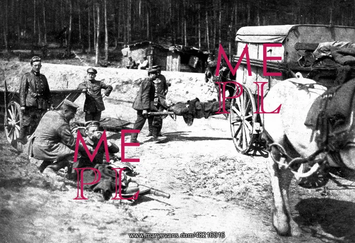 : German Red cross at the western front in World War I : German Red cross at the western front in World War I
