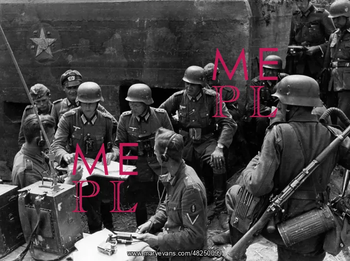 : German regimental command post in Ukraine, 1941 : German regimental command post in Ukraine, 1941