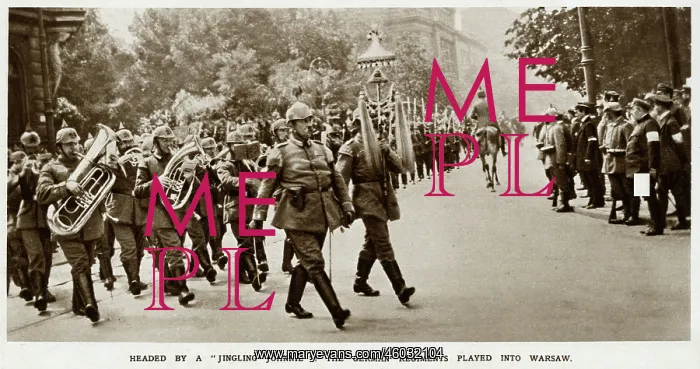 : German regiments in Warsaw 19115 : German regiments in Warsaw 19115