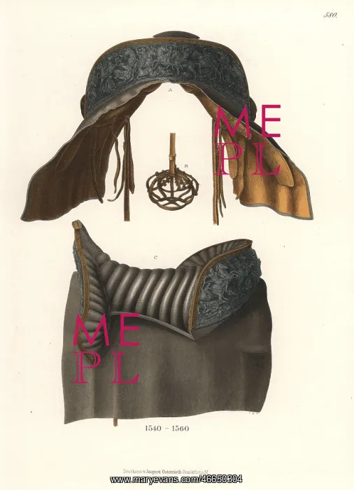 : German saddle from the mid 16th century : German saddle from the mid 16th century