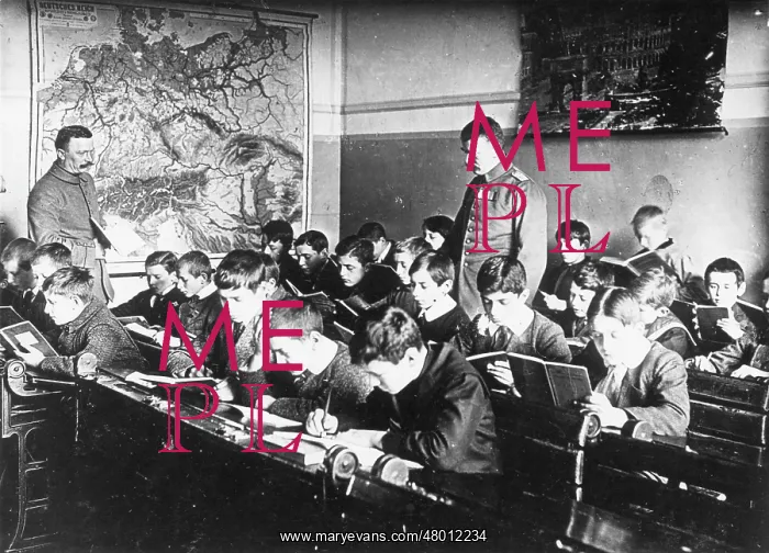 : German school in Brussels, Belgium, WW1 : German school in Brussels, Belgium, WW1