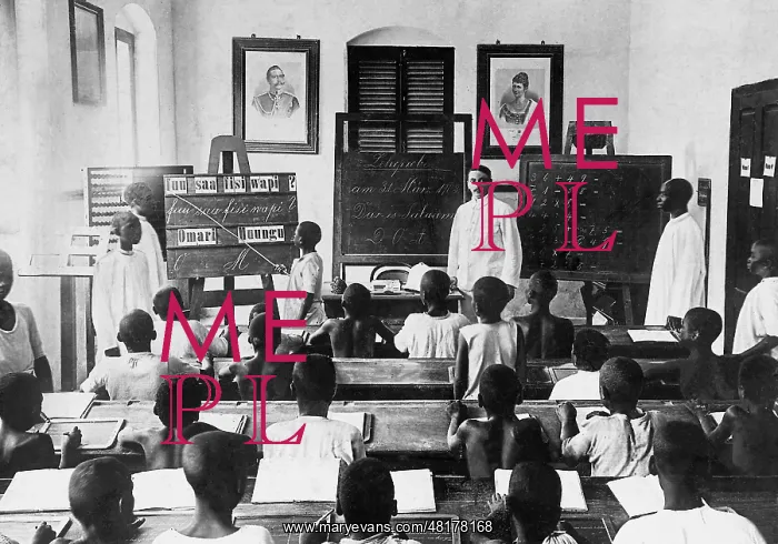 : German School in Dar-es-Salaam, 1903 : German School in Dar-es-Salaam, 1903