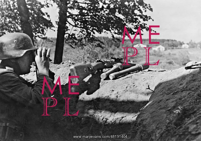 : German sharp shooter on the Eastern front, 1943 : German sharp shooter on the Eastern front, 1943