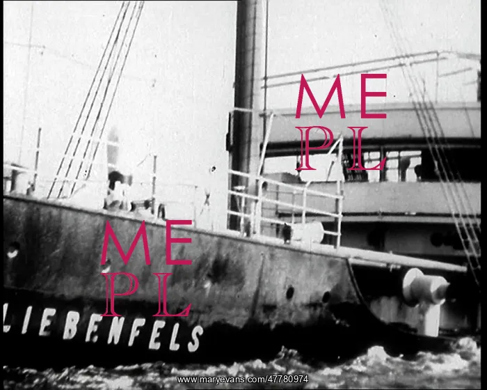 : The German Ship Liebenfels, Sitting Scuttled : The German Ship Liebenfels, Sitting Scuttled