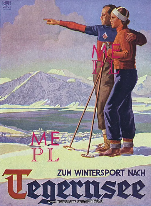  : German Ski Poster