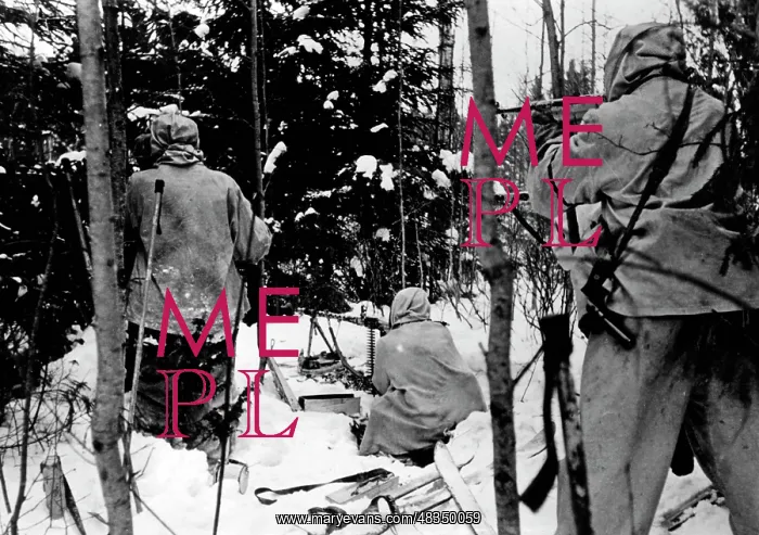 : German ski-shock troop on the Eastern Front, 1943 : German ski-shock troop on the Eastern Front, 1943