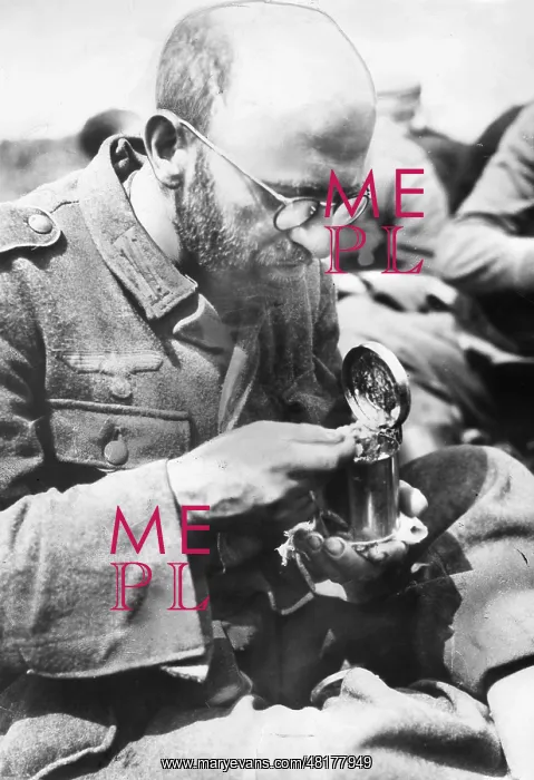 : German soldier in American captivity, 1944 : German soldier in American captivity, 1944