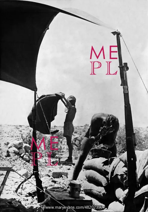 : German soldier at camp, 1942 : German soldier at camp, 1942