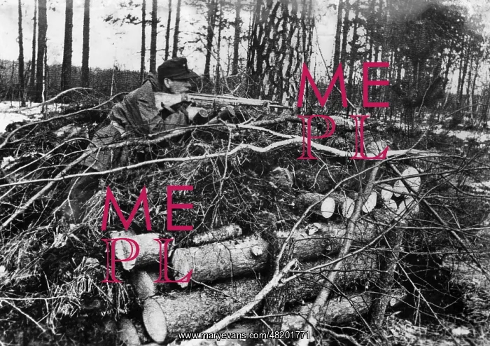: German soldier on the Eastern front, 1943 : German soldier on the Eastern front, 1943