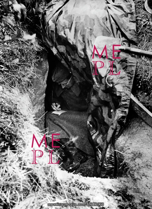 : German soldier in his position on the Eastern Front, 1941 : German soldier in his position on the Eastern Front, 1941