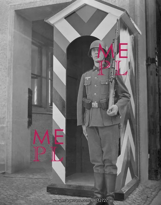 : German soldier in Shoulder Arms!, 1939 : German soldier in Shoulder Arms!, 1939