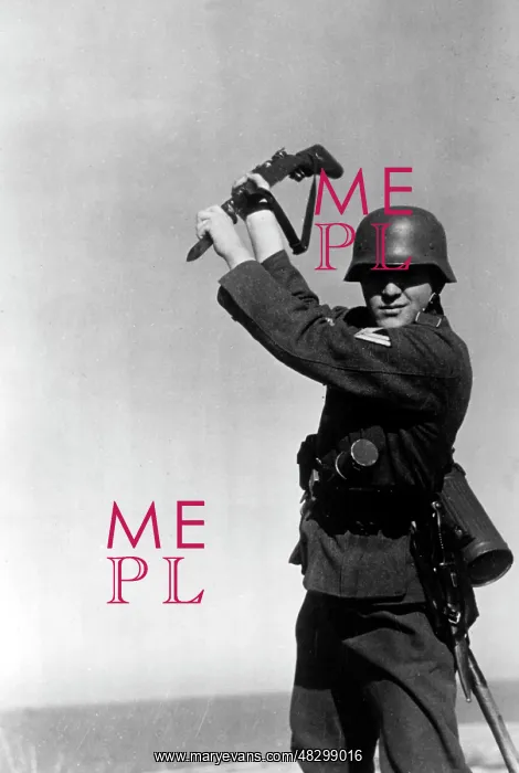 : German soldier in training, 1941 : German soldier in training, 1941