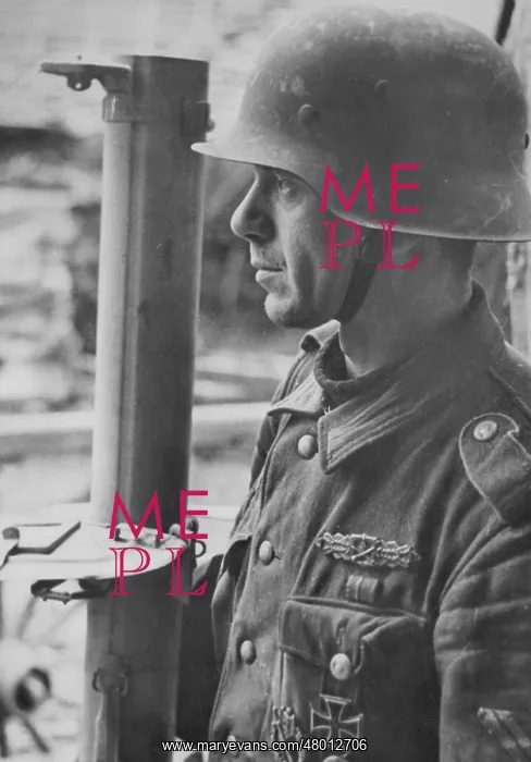 : German soldier on the Western Front, 1944 : German soldier on the Western Front, 1944