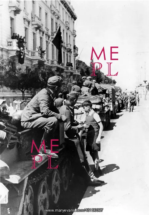 : German soldiers of the armed forces in Athens, 1941 : German soldiers of the armed forces in Athens, 1941