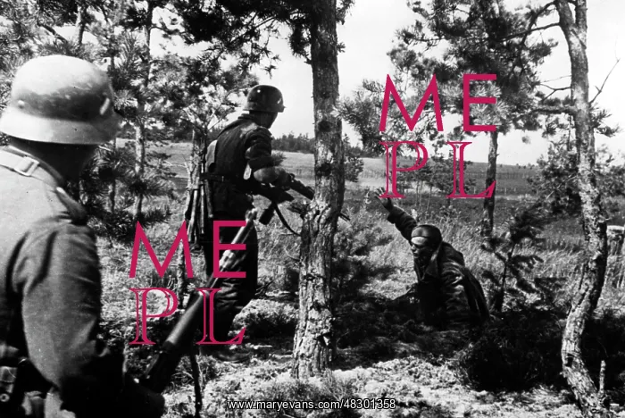 : German soldiers in close combat - Eastern Front, 1941 : German soldiers in close combat - Eastern Front, 1941