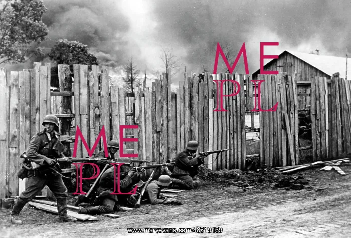 : German soldiers in close combat - Eastern Front, 1941 : German soldiers in close combat - Eastern Front, 1941