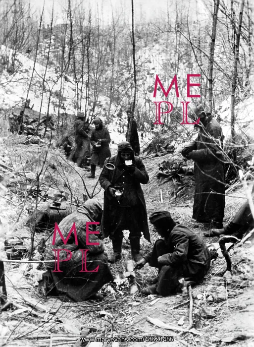 : German soldiers on the Eastern Front in winter, 1941 : German soldiers on the Eastern Front in winter, 1941