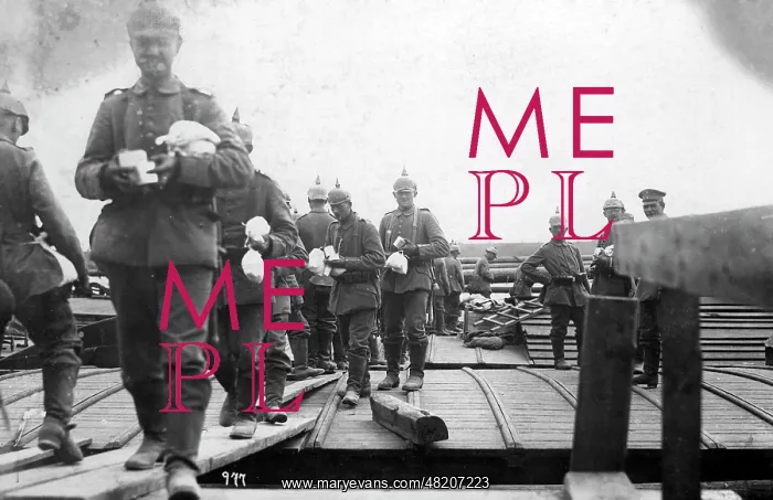 : German soldiers with the iron ration, 1915 : German soldiers with the iron ration, 1915