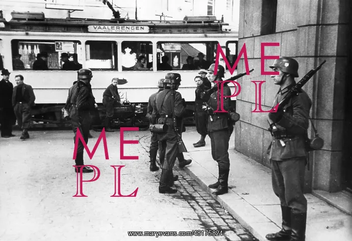 : German soldiers in Oslo, 1940 : German soldiers in Oslo, 1940