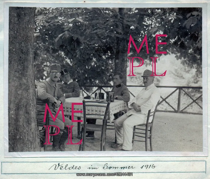 : German soldiers relaxing, WW1 : German soldiers relaxing, WW1