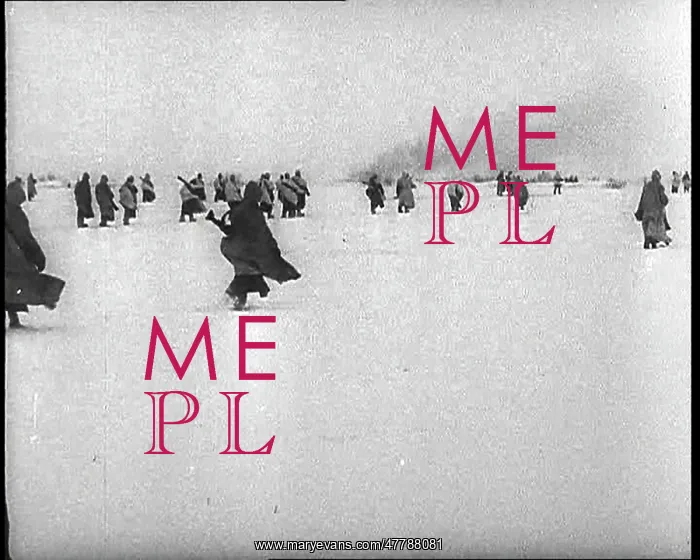 : German Soldiers Trudging Slowly Through the Snow : German Soldiers Trudging Slowly Through the Snow