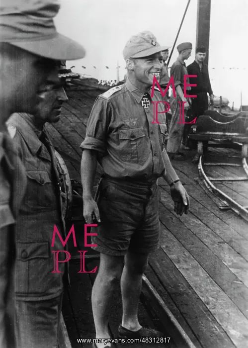 : German speedboat commander, 1942 : German speedboat commander, 1942