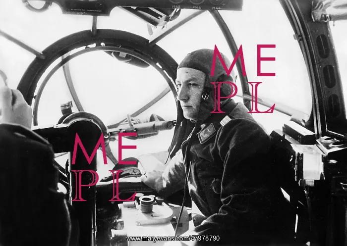 : German Spotter in a Fighter Plane : German Spotter in a Fighter Plane