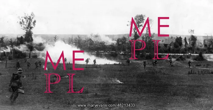 : German storm troop attacking, 1918 : German storm troop attacking, 1918
