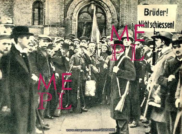 : German street protesters gather during the Spartacist : German street protesters gather during the Spartacist
