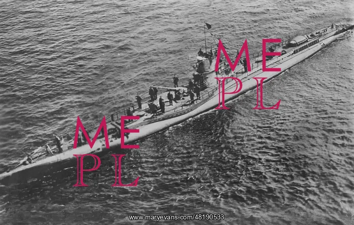 : German submarine, 1918 : German submarine, 1918