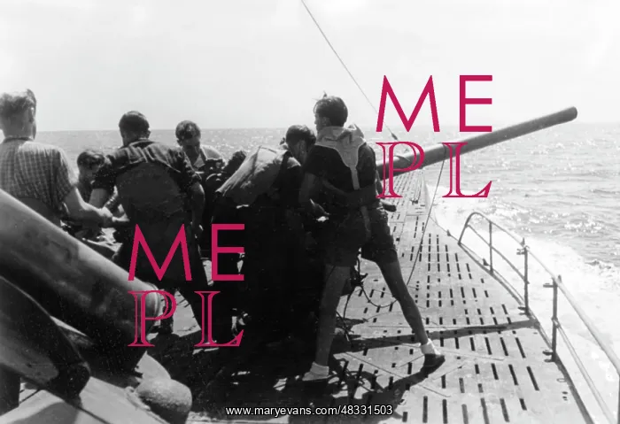 : German submarine on an enemy voyage, 1942 : German submarine on an enemy voyage, 1942