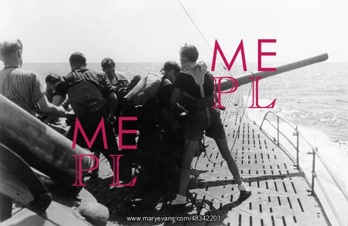 : German submarine on an enemy voyage, 1942 : German submarine on an enemy voyage, 1942