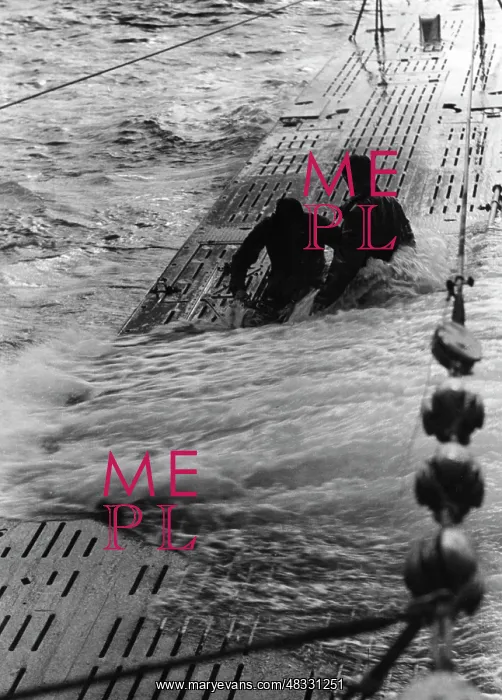 : German submarine on an enemy voyage : German submarine on an enemy voyage