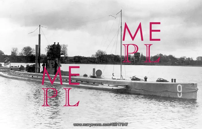 : German submarine U-9, 1914 : German submarine U-9, 1914