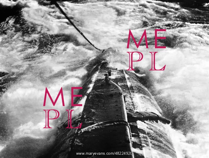 : German Submarine during voyage, 1915 : German Submarine during voyage, 1915