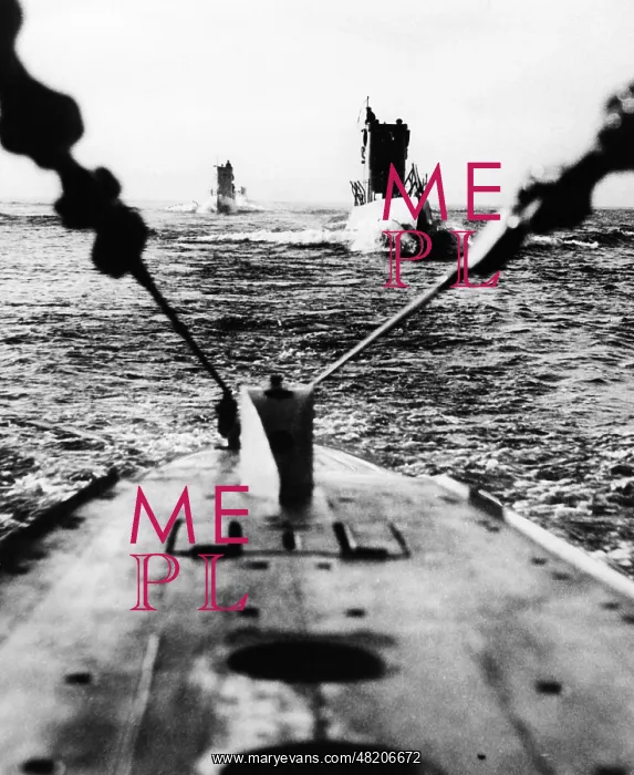 : German submarines during a maneuver, 1935 : German submarines during a maneuver, 1935