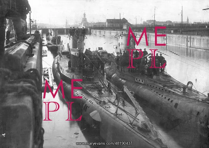 : German submarines before the transfer to England, 1919 : German submarines before the transfer to England, 1919