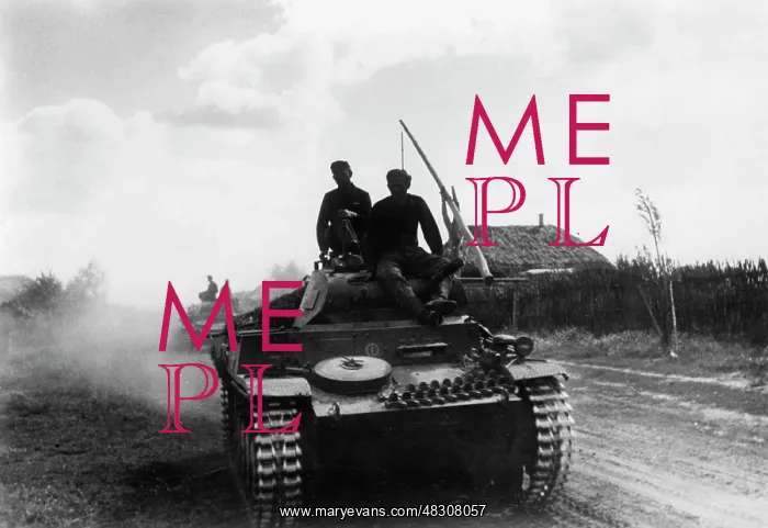 : German tank - Eastern Front, 1941 : German tank - Eastern Front, 1941