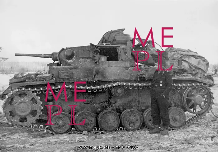 : German tank III, 1941 : German tank III, 1941