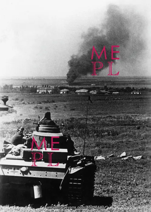 : German tank III on the Kuban, 1942 : German tank III on the Kuban, 1942
