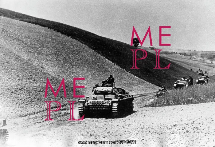 : German tanks advance on the Eastern Front, 1941 : German tanks advance on the Eastern Front, 1941