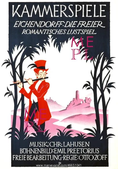 : German theatre poster : German theatre poster
