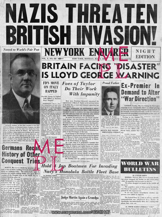 : German threat to invade Britain : German threat to invade Britain