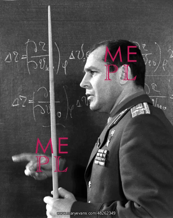 : German Titov at defense of a degree work, 1968 : German Titov at defense of a degree work, 1968
