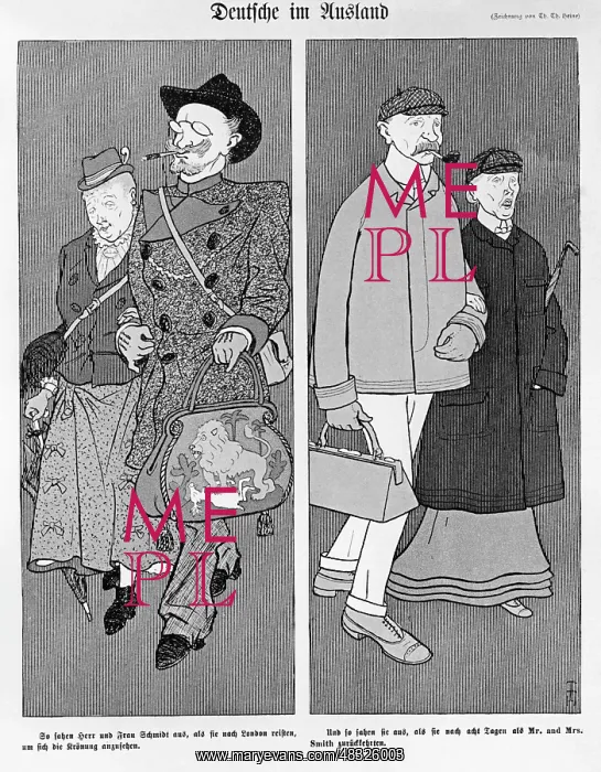 : The German tourist abroad, 1901 : The German tourist abroad, 1901