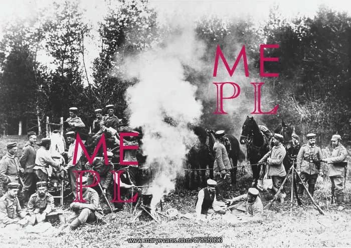  : German troop encampment 1914