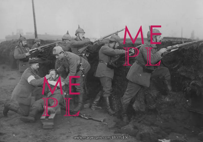 : German troops in Belgium, 1915 : German troops in Belgium, 1915
