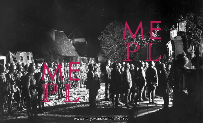 : German troops decamp to the front, 1918 : German troops decamp to the front, 1918