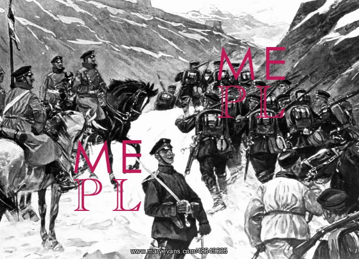 : German troops at the Great Wall, 1900s : German troops at the Great Wall, 1900s
